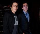 Nathanaël Karmitz et Elisha à la Chivas Party, à l'issue de la cérémonie des César, le 27/02/2010