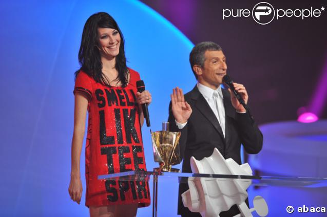 Nagui et Maréva Galanter aux Victoires de la Musique, le 8/03/08