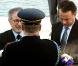 Steven Spielberg et Tom Hanks, à l'occasion de la cérémonie commémorative en mémoire aux soldats du Pacifique qui ont combattu pendant la Seconde Guerre Mondiale, à Washington, le 11 mars 2010.