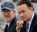 Steven Spielberg et Tom Hanks, à l'occasion de la cérémonie commémorative en mémoire aux soldats du Pacifique qui ont combattu pendant la Seconde Guerre Mondiale, à Washington, le 11 mars 2010.
