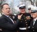 Tom Hanks, à l'occasion de la cérémonie commémorative en mémoire aux soldats du Pacifique qui ont combattu pendant la Seconde Guerre Mondiale, à Washington, le 11 mars 2010.