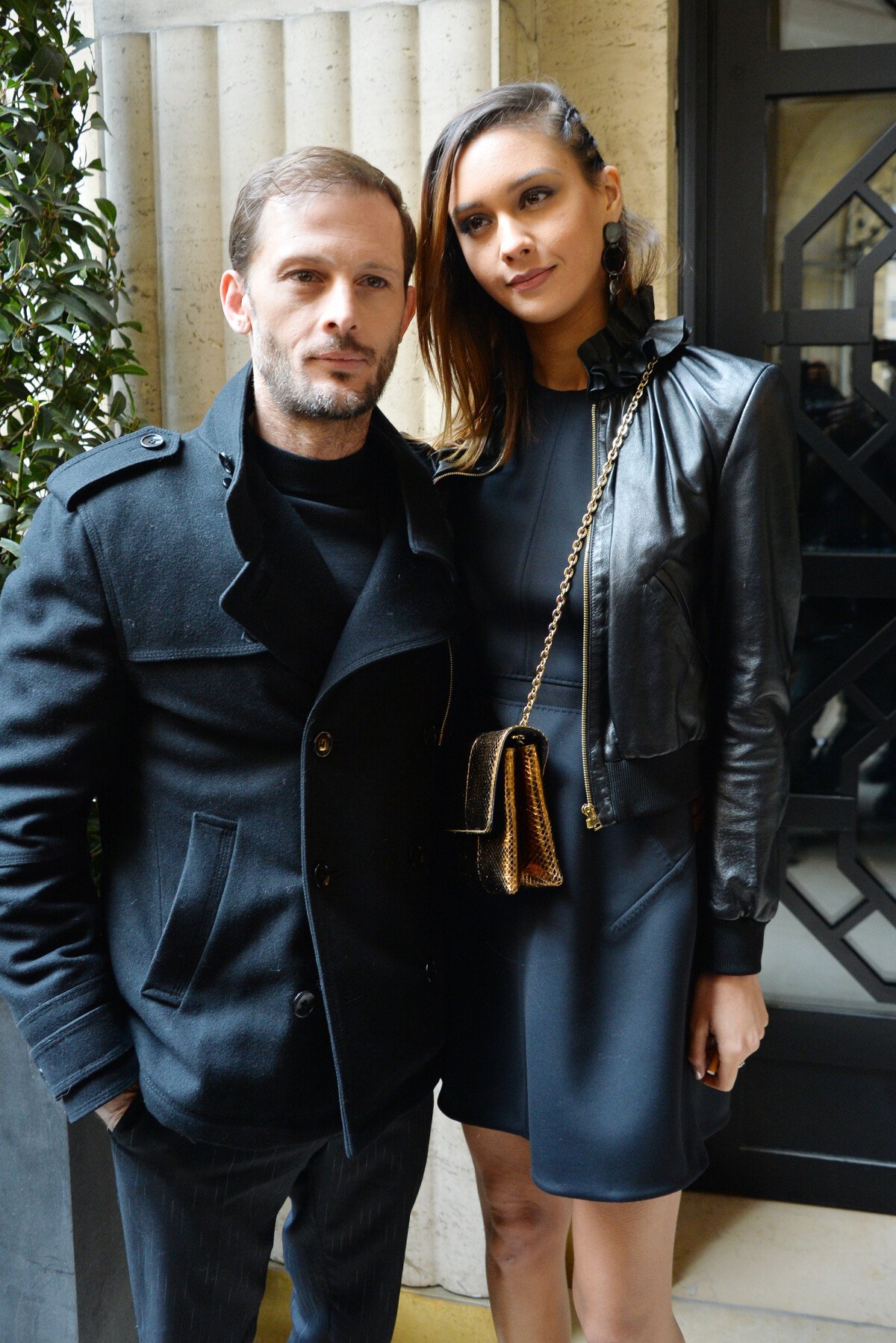 Photo Nicolas Duvauchelle Et Anouchka Alsif Arriv Es Au D Fil De Mode Lanvin Collection