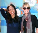 Rosario Dawson et Leslie Bibb lors de l'événement caritatif Make A Wish à Santa Monica le 14 mars 2010