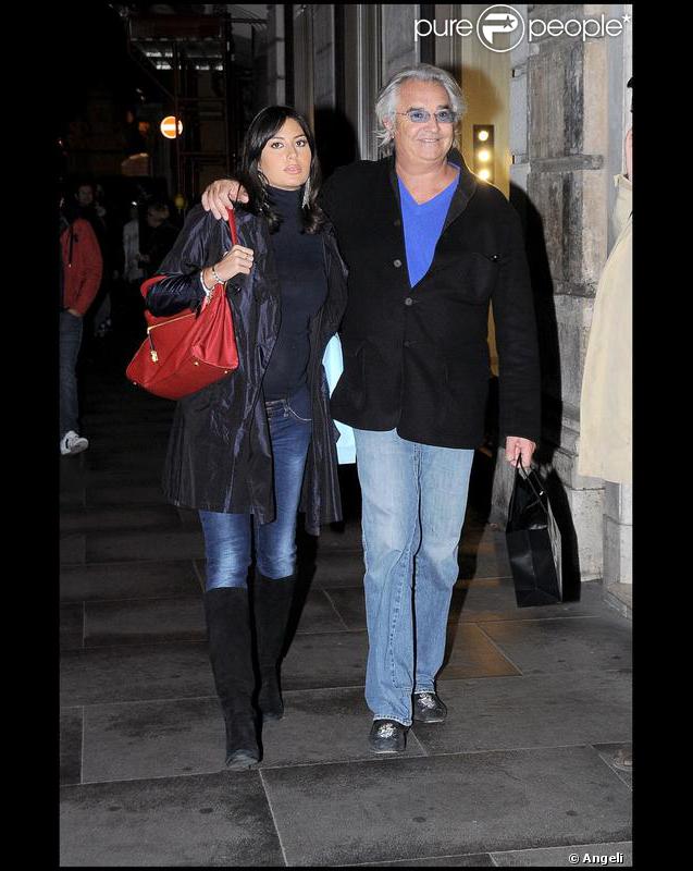 Elisabetta Gregoraci et son époux Flavio Briatore 