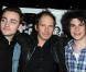 Jules Pelissier, Christopher Thompson et François Civil lors de la première du film Bus Palladium à l'UGC Ciné Cité de Bercy à Paris le 16 mars 2010