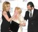 Melanie Griffith, Tippi Hedren et Antonio Banderas à l'occasion de la 24e cérémonie des Genesis Awards, qui s'est tenue au Beverly Hilton Hotel de Los Angeles, le 20 mars 2010.