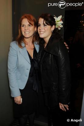 Sarah Ferguson et ses filles à l'anniversaire de sa fille Eugénie