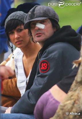 Tommy Lee et sa nouvelle chérie Sofia Toufa à Malibu 