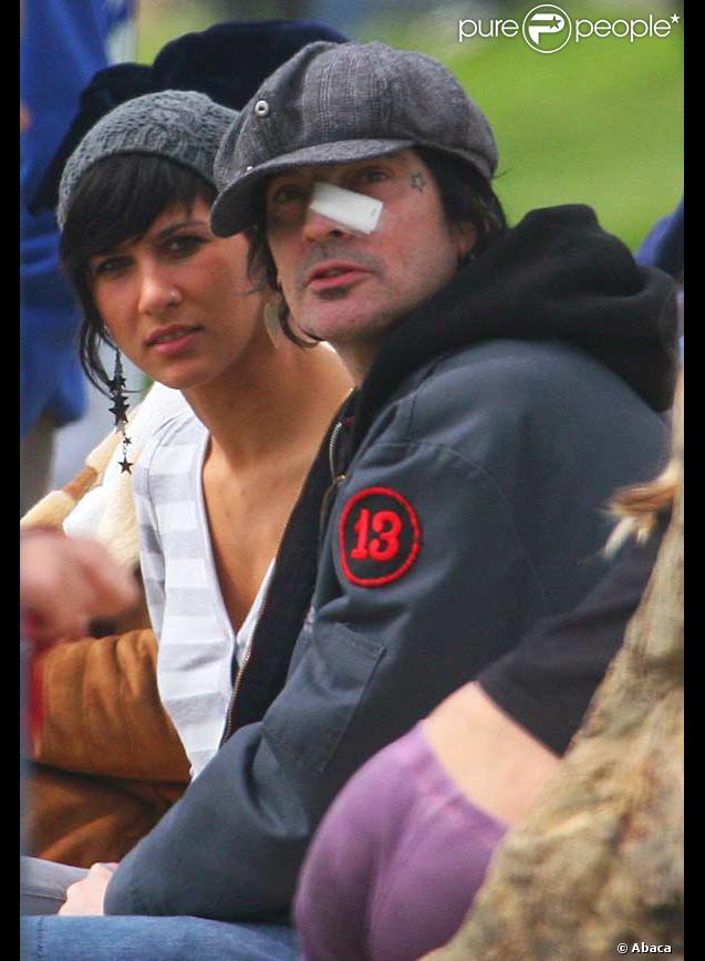 Tommy Lee et sa nouvelle chérie Sofia Toufa à Malibu 