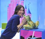 Géraldine Pailhas, lors du lancement de la Nouvelle Génération Disney, au parc à thème Disneyland Paris, samedi 27 mars.