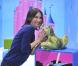 Géraldine Pailhas, lors du lancement de la Nouvelle Génération Disney, au parc à thème Disneyland Paris, samedi 27 mars.