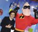 L'humoriste Michaël Grégorio, lors du lancement de la Nouvelle Génération Disney, au parc à thème Disneyland Paris, samedi 27 mars.