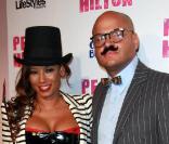Melanie Brown et son mari Stephen Belafonte lors de la fête d\'anniversaire des 32 ans de Perez Hilton au Paramount Studios à Hollywood le 27 mars 2010<br />
