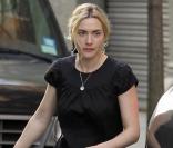 Kate Winslet et Sam Mendes, avec les enfants, à New York. 08/04/2010