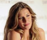 Gisele Bündchen à sa conférence de presse parisienne le 8 avril 2010