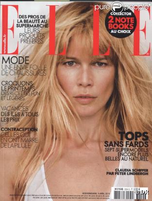 Claudia Schiffer pour ELLE
