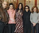 Jean-Marc Barr, Carole Scotta, Florence Ben Sadoun, Anouk Aimée et Caroline Gruosi-Scheufele <br />