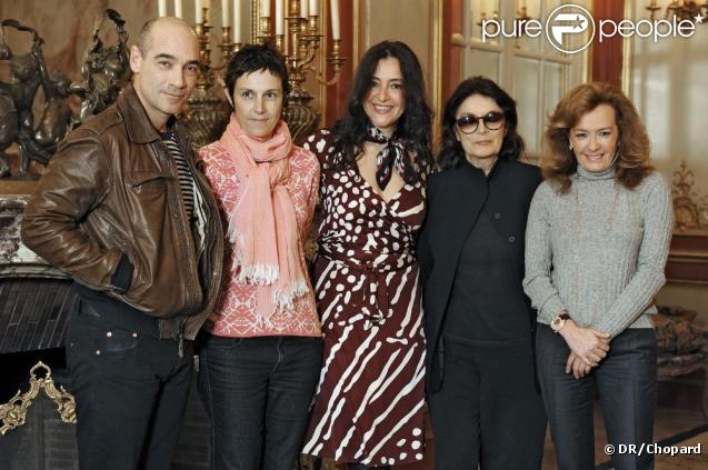 Jean-Marc Barr, Carole Scotta, Florence Ben Sadoun, Anouk Aimée et Caroline Gruosi-Scheufele  