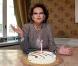 Claudia Cardinale pour son anniversaire à Turin le 15 avril