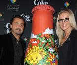 Henri Leconte, sa compagne Florentine, et sa fille Sara Luna au concert privé de Mika, au 1515 à Paris, le 15 avril 2010 !