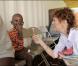 Susan Sarandon lors d'un voyage humanitaire sur l'île de Haïti le 13 avril 2010