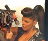 Fergie en plein tournage du clip du nouveau titre de David Guetta,  Gettin' Over You 