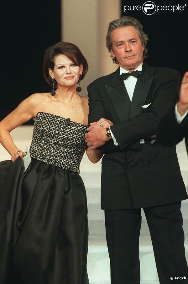 Alain Delon couple