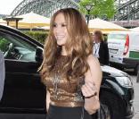 Jennifer Lopez à Cologne en Allemagne pour le photocall du film Le Plan B le 30 avril 2010