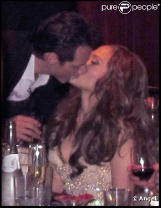 Jennifer Lopez et Marc Anthony, très amoureux lors de la soirée US Weekly Hollywood Hot Style Issue à Hollywood dans la boîte de nuit Drai's