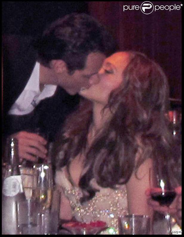 Jennifer Lopez et Marc Anthony, très amoureux lors de la soirée US Weekly Hollywood Hot Style Issue à Hollywood dans la boîte de nuit Drai's
