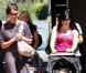 Katherine Heigl passe un moment en famille accompagnée de son adorable petite Naleigh à Malibu le 30 avril 2010