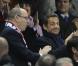 Nicolas Sarkozy et Albert II de Monaco assistent au match PSG-Monaco en finale de la Coupe de France au Stade de France