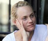 Amber Valletta au naturel dans les rues de New York. Le 4 mai 2010
