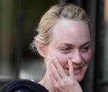 Amber Valletta au naturel dans les rues de New York. Le 4 mai 2010