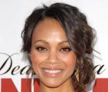 L'actrice Zoe Saldana 
