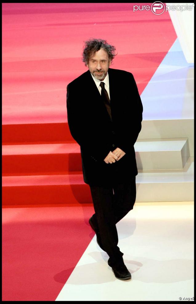 Tim Burton lors de la cérémonie d'ouverture du Festival de Cannes, le 12 mai 2010 ! 
