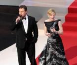 Russell Crowe et Cate Blanchett à Cannes pour la cérémonie d\'ouverture le 12 mai 2010