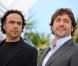 Alejandro Gonzalez Inarritu et Javier Bardem lors du photocall du film Biutiful pendant le 63e festival de Cannes le 17 mai 2010
