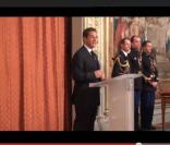 Gilbert Coullier est décoré par le président Nicolas Sarkozy.