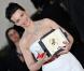 Juliette Binoche, prix d'interprétation pour Copie Conforme après la cérémonie de clôture du 63e festival de Cannes le 23 mai 2010