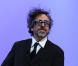 Tim Burton, président du jury, lors de la cérémonie de clôture du festival de Cannes le 23 mai 2010