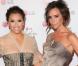 Eva Longoria et Victoria Beckham lors de la soirée LG à Los Angeles le 24 mai 2010.