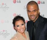Eva Longoria et Tony Parker lors de la soirée LG à Los Angeles.