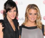 Jessica et Shlee Simpson lors de la soirée LG à Los Angeles.