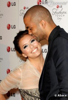 Tony Parker et Eva Longoria à la soirée LG à Los Angeles le 24 mai 2010