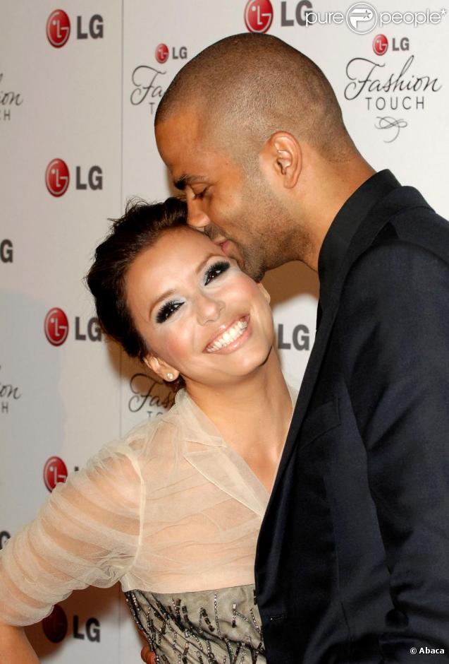 Tony Parker et Eva Longoria à la soirée LG à Los Angeles le 24 mai 2010