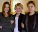 Carla Bruni et Valeria Bruni-Tedeschi en compagnie de leur mère Marisa Borini 