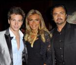 Mickaël Vendetta, Nicole Weinberg et Henri Leconte lors de la soirée organisée par Massimo Gargia au Mathi's à Paris le 26 mai 2010