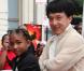 Jaden Smith et Jackie Chan, à l'occasion de l'avant-première de Karate Kid , à l'AMC River East 21 Theatre de Chicago, le 26 mai 2010.