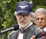   Steven Spielberg lors de l'inauguration des décors  reconstituant New-York à Universal Studios en Californie le 27 mai 2010 